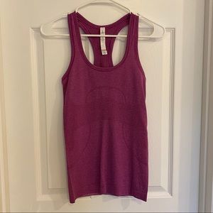 Lululemon Swiftly Racerback Heathered Regal Plum